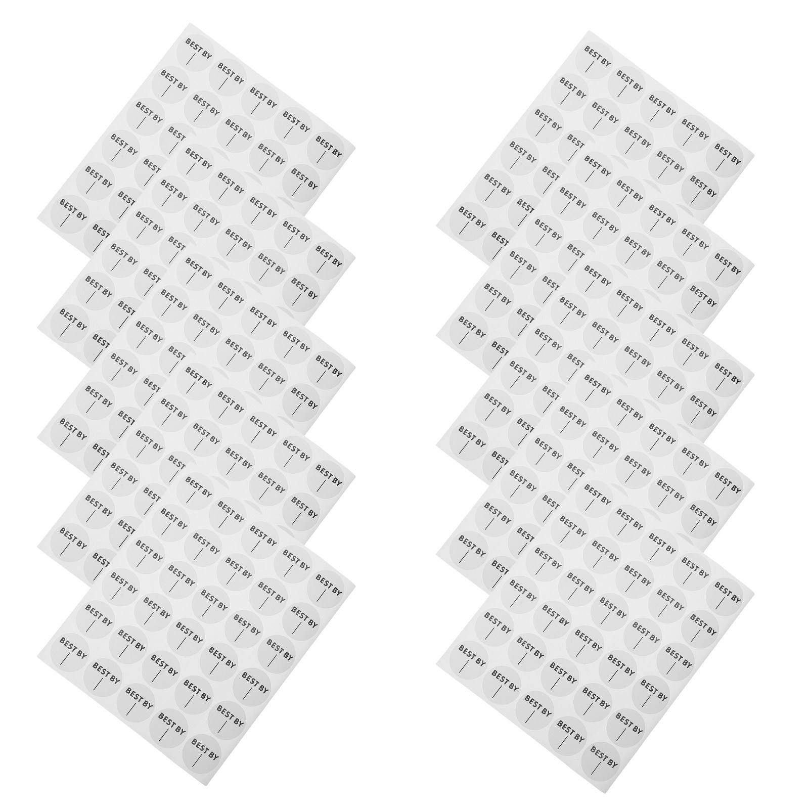 10 Sheets Shelf Life Label Exp - Food Storage Food Safety reseña y precio