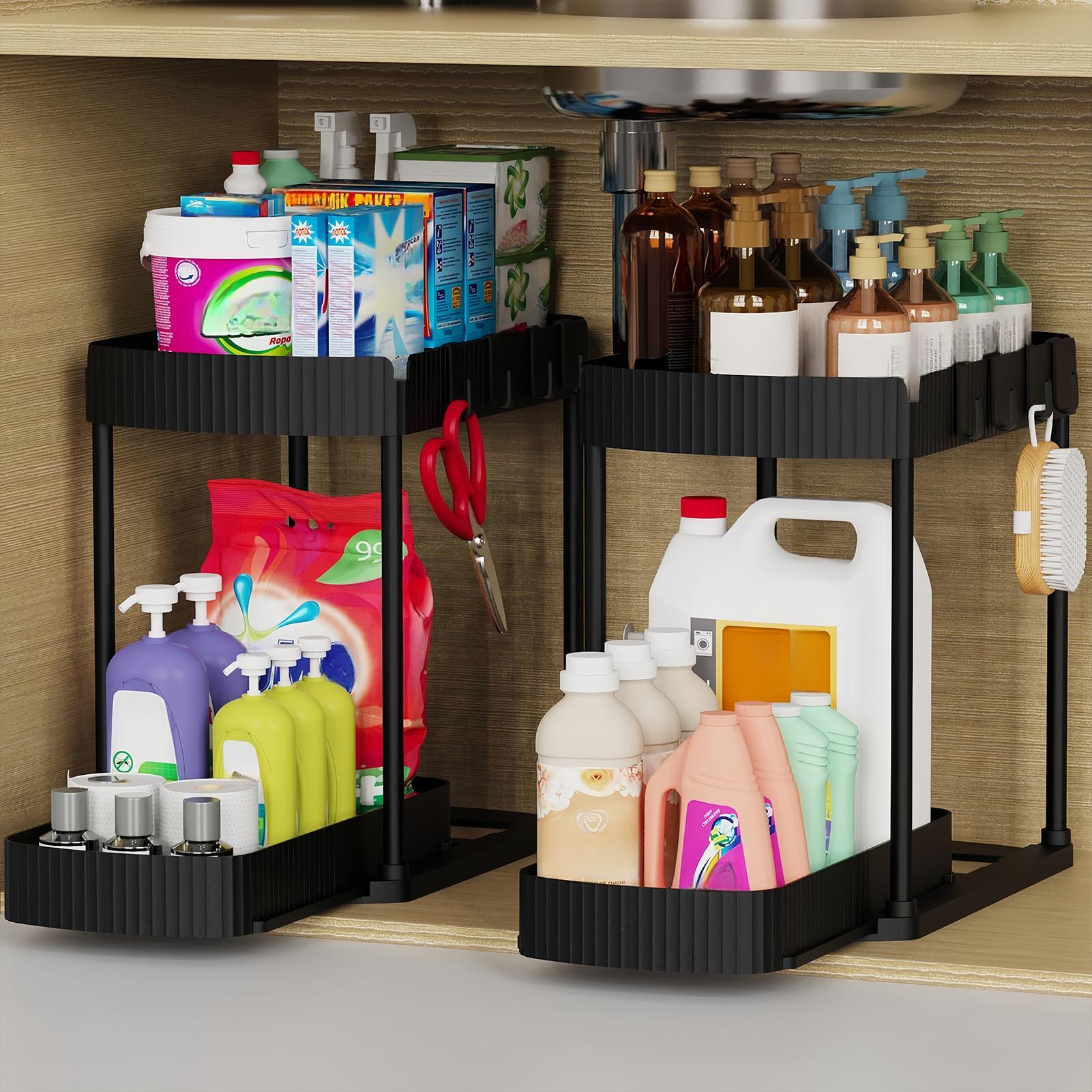 Under Kitchen Sink Organizer 2 - Food Storage Without Pantry reseña y precio