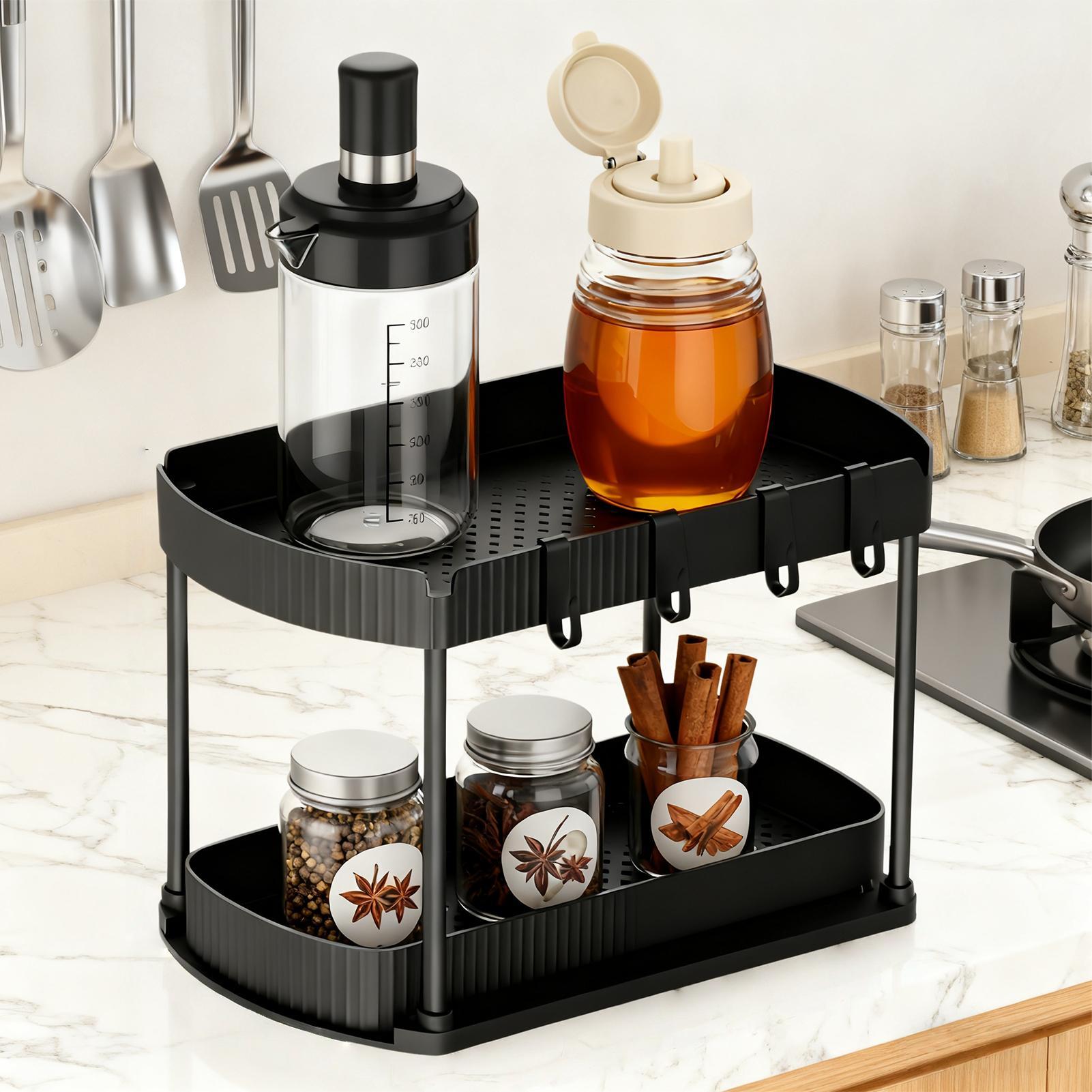 Under Kitchen Sink Organizer 2 - Food Storage Without Pantry reseña y precio