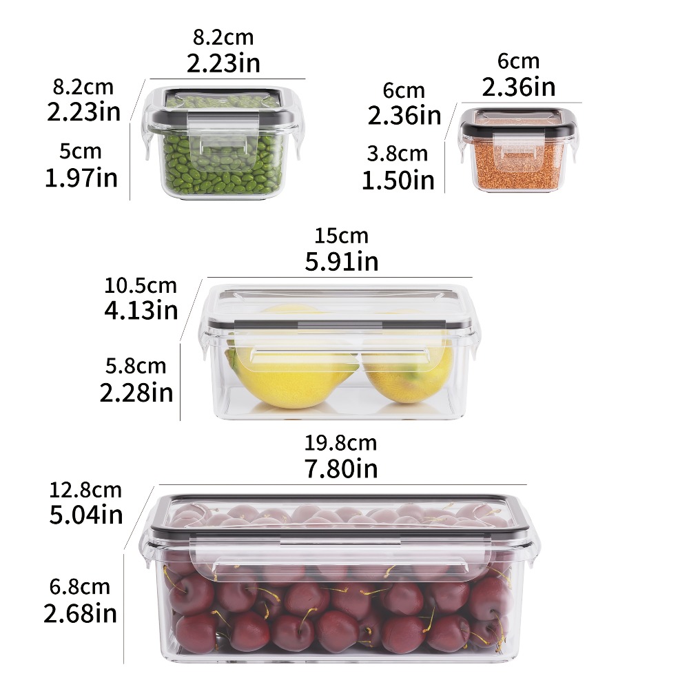 Set BPA-Free Airtight Food Con - Food Storage Microwave Safe reseña y precio