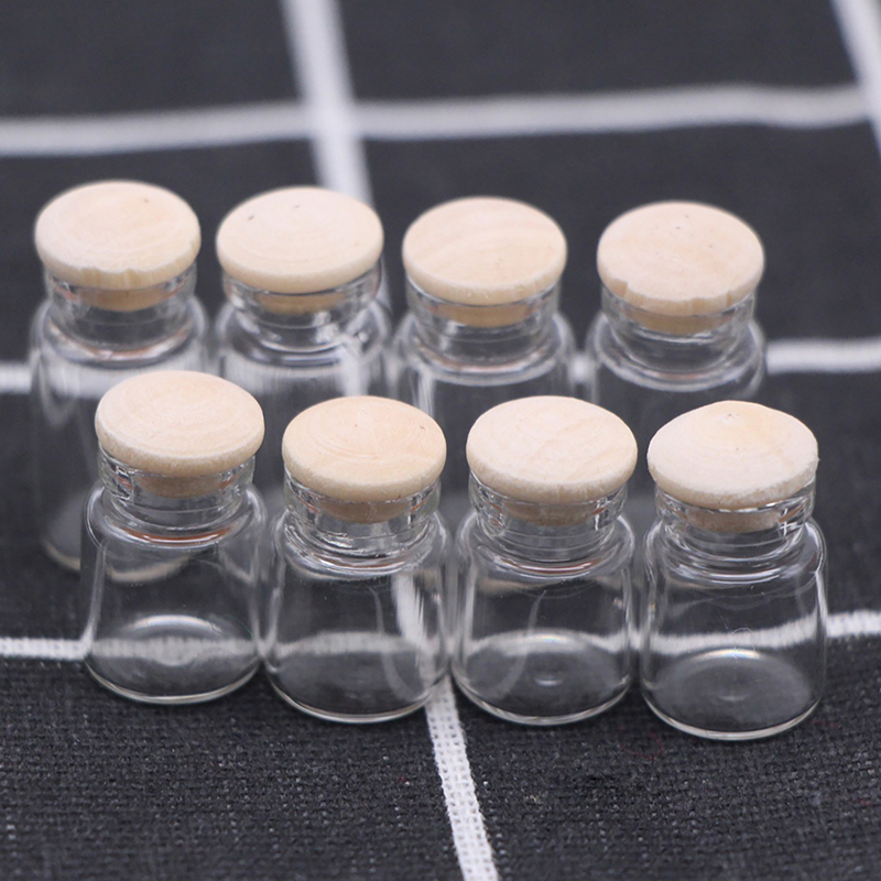 4Pcs 1:12 Dollhouse Miniature  - Food Storage Jar Glass reseña y precio