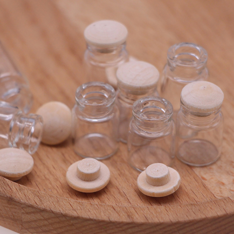 4Pcs 1:12 Dollhouse Miniature  - Food Storage Jar Glass reseña y precio
