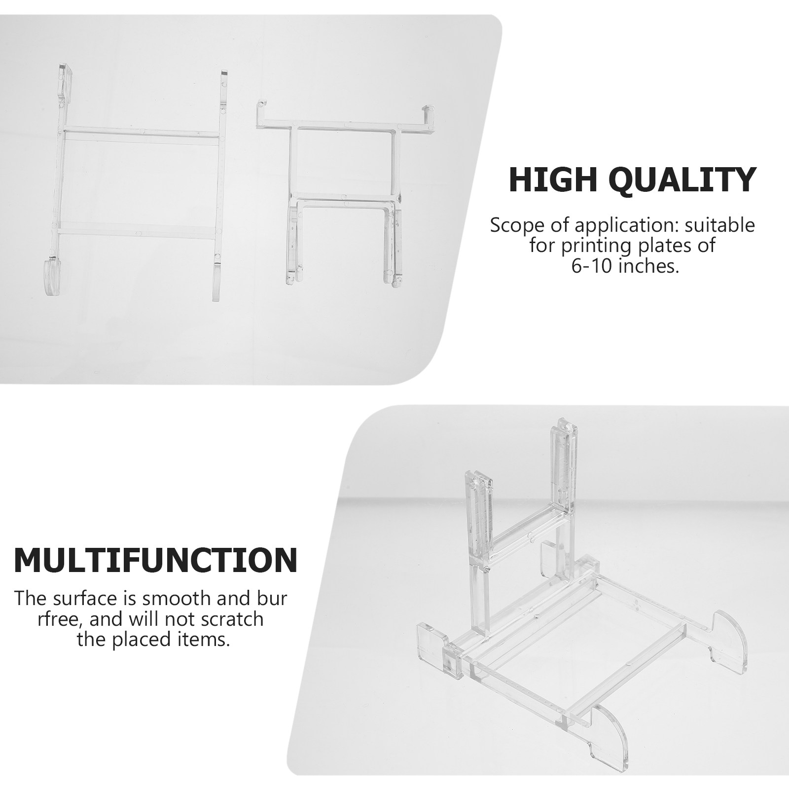 5Pcs Plate Storage Racks Adjus - Food Storage And Organizer reseña y precio