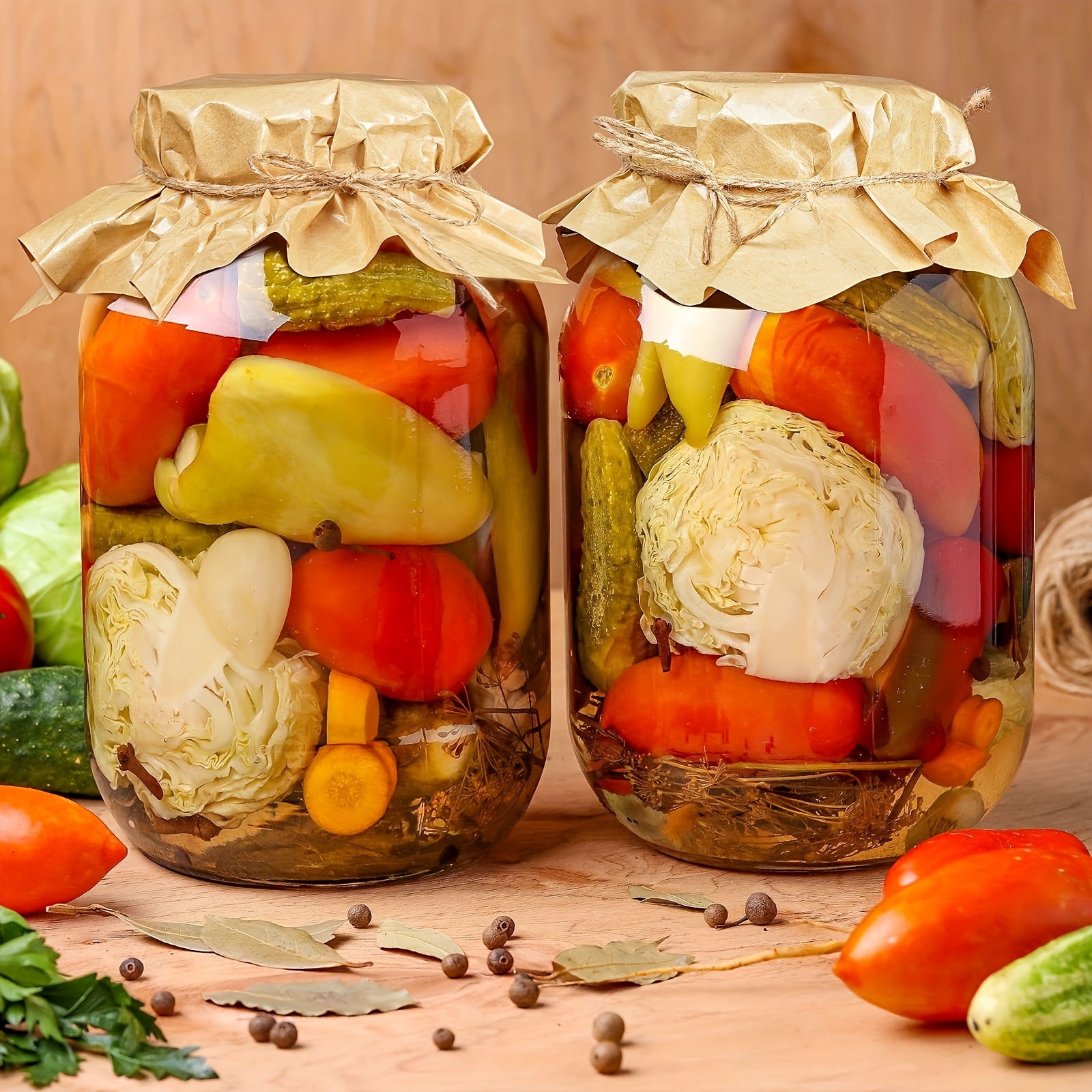 4 Pack 1 Gallon Wide Mouth Gla - Food Storage Without Pantry reseña y precio
