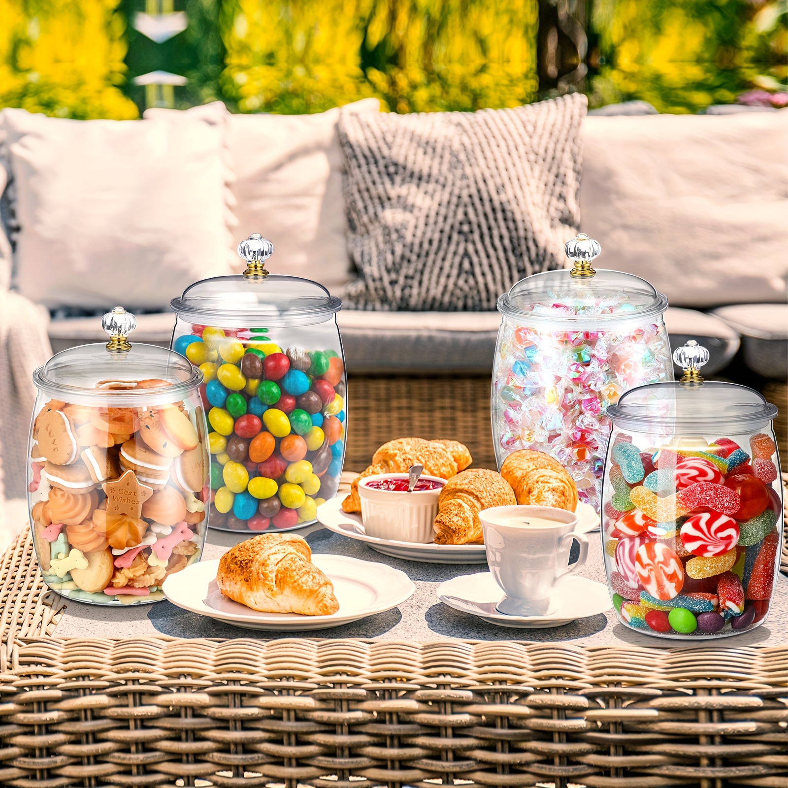 Clear Airtight Plastic Apothec - Food Storage Without Pantry reseña y precio
