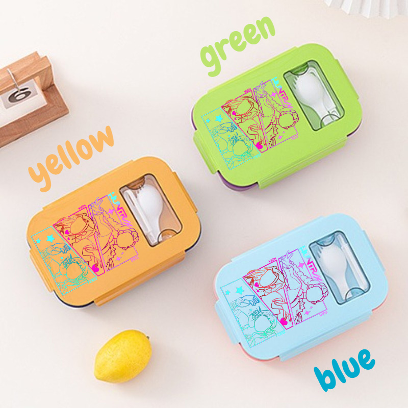 KPOP Demon Hunters  Lunch Box  - Food Storage Drawer Organizer reseña y precio
