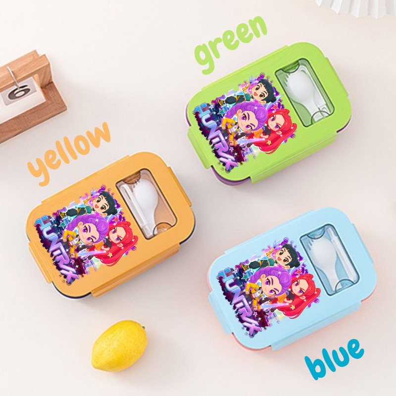 KPOP Demon Hunters  Lunch Box  - Food Storage Drawer Organizer reseña y precio