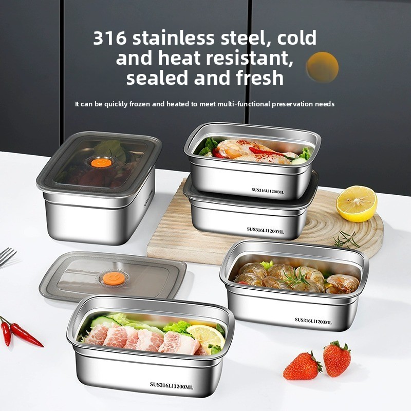 Food Grade 316 Stainless Steel - Food Storage Made Easy reseña y precio