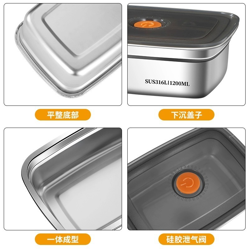 Food Grade 316 Stainless Steel - Food Storage Made Easy reseña y precio