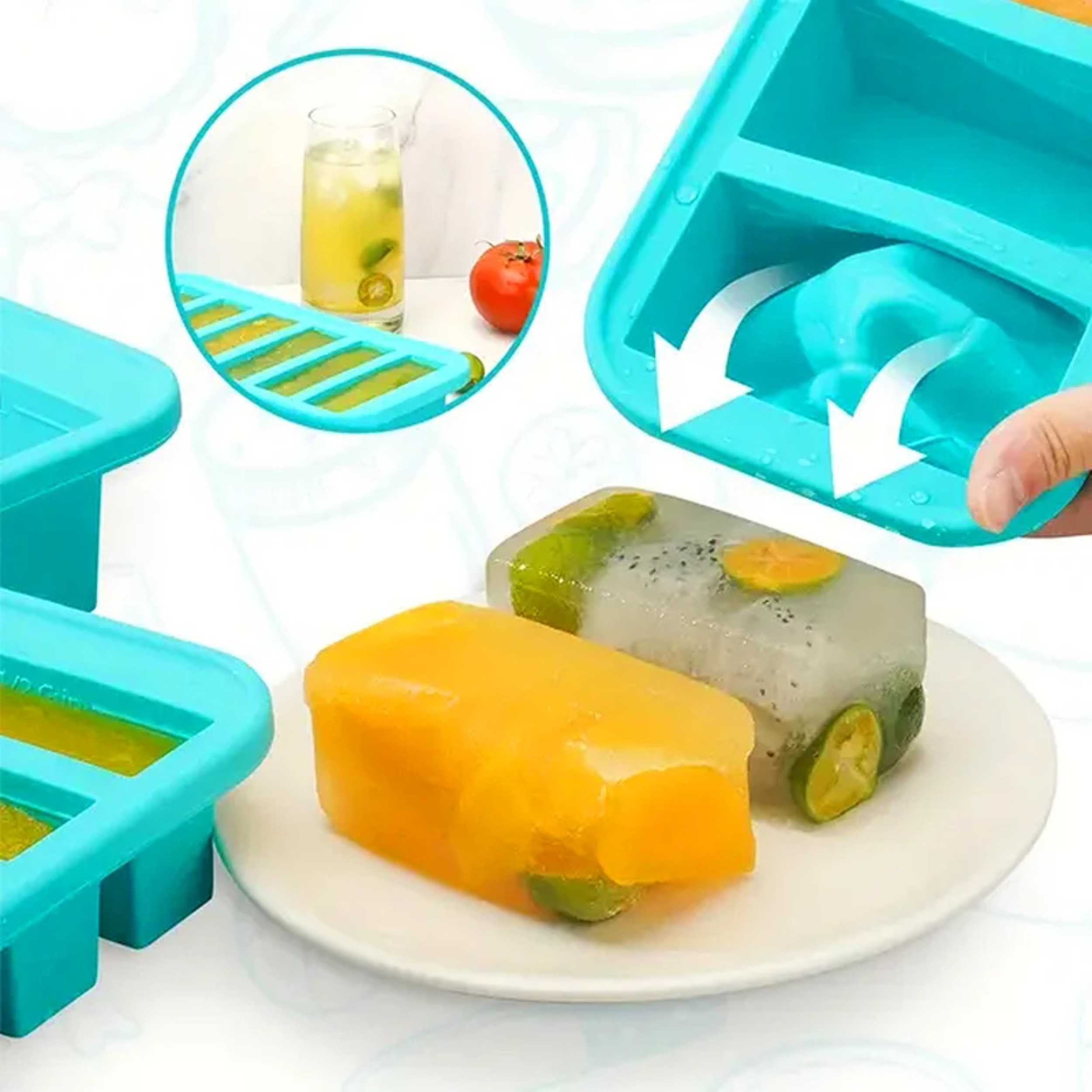 1PC 2/4/6Grid Silicone Freezer - Food Storage Made Easy reseña y precio