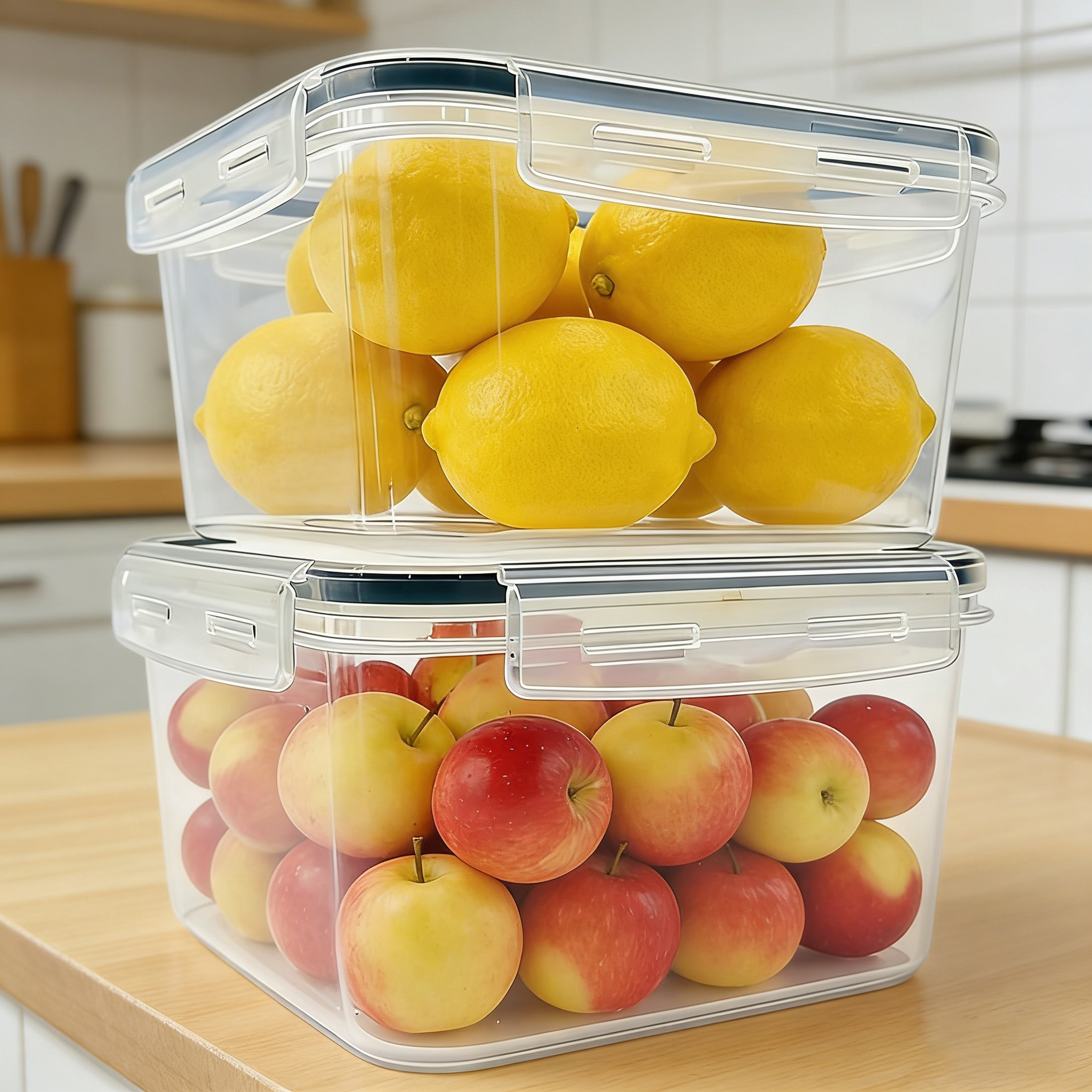 2L  2/4/6/8Pcs Large food cont - Food Storage Food Safety reseña y precio