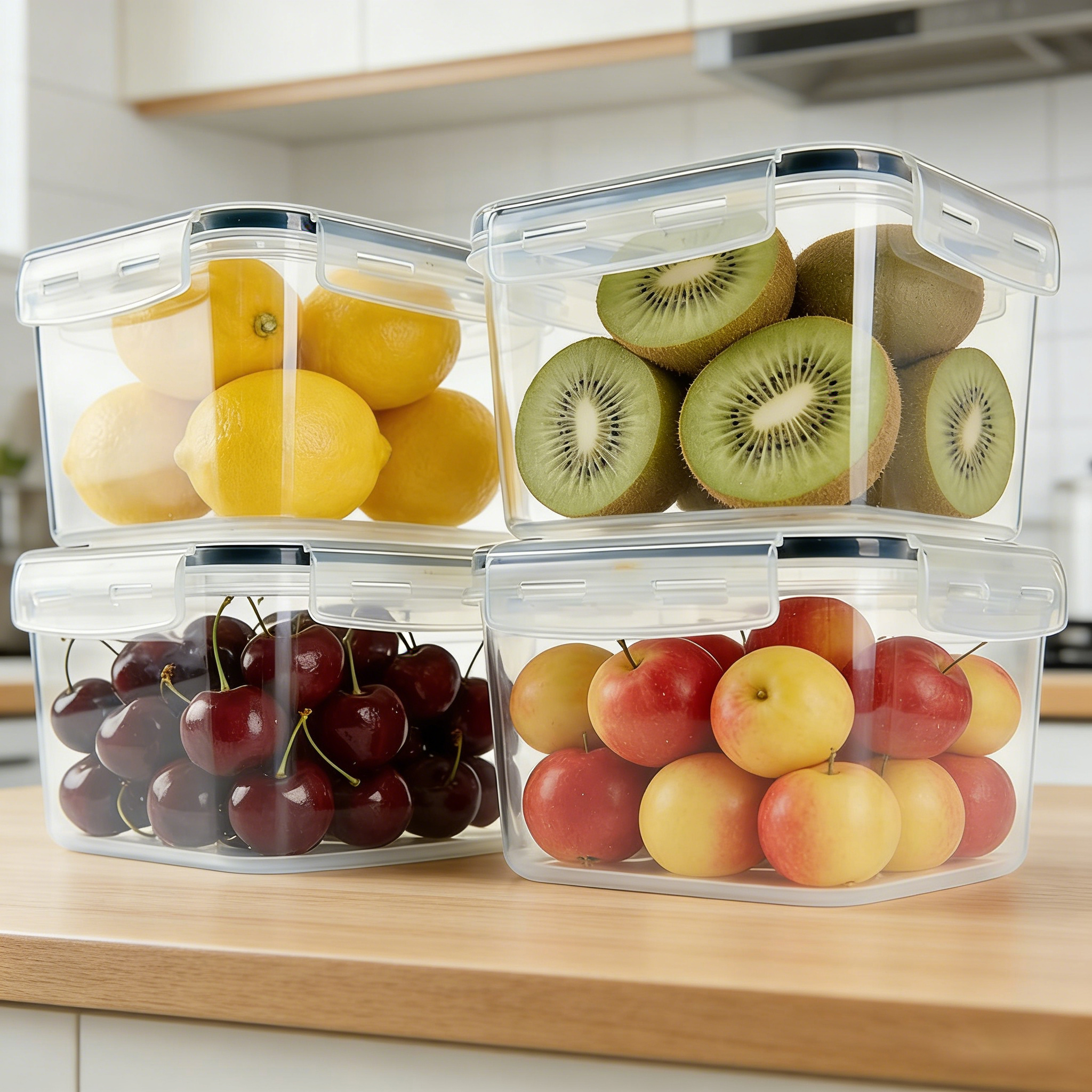 2L  2/4/6/8Pcs Large food cont - Food Storage Food Safety reseña y precio