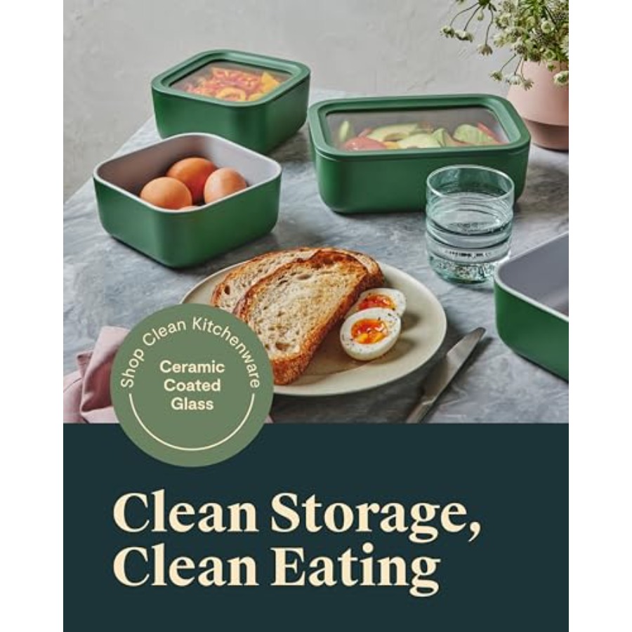 13pc Glass Food Storage Contai - Food Storage Non Toxic reseña y precio