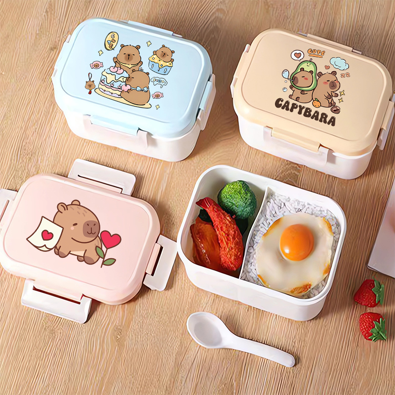 Capybara Bento Lunch Box Carto - Food Storage Containers reseña y precio