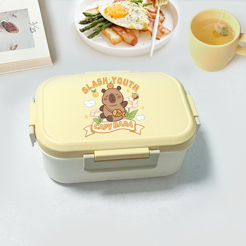 Capybara Bento Lunch Box Carto - Food Storage Containers reseña y precio