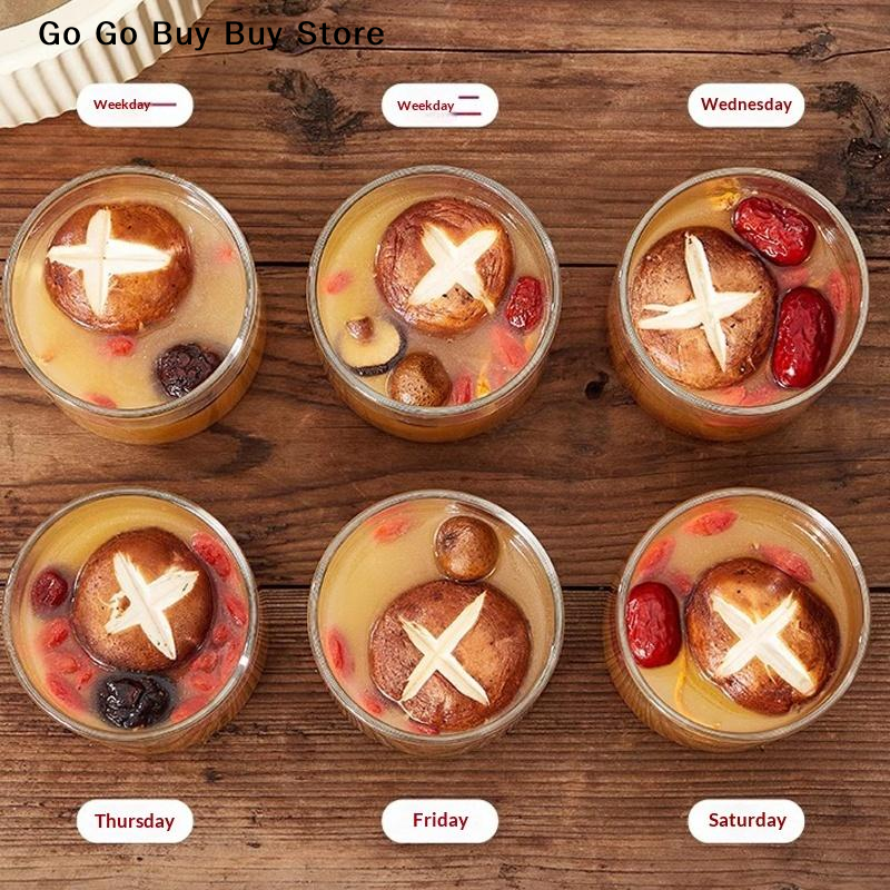 【ST】1Pc 240/400ML Glass Food S - Food Storage Jar Glass reseña y precio