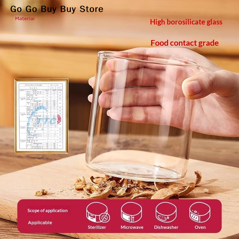 【ST】1Pc 240/400ML Glass Food S - Food Storage Jar Glass reseña y precio