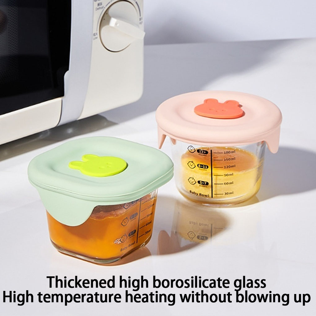 4pack/lot Kids Glass Baby Food - Food Storage Non Toxic reseña y precio