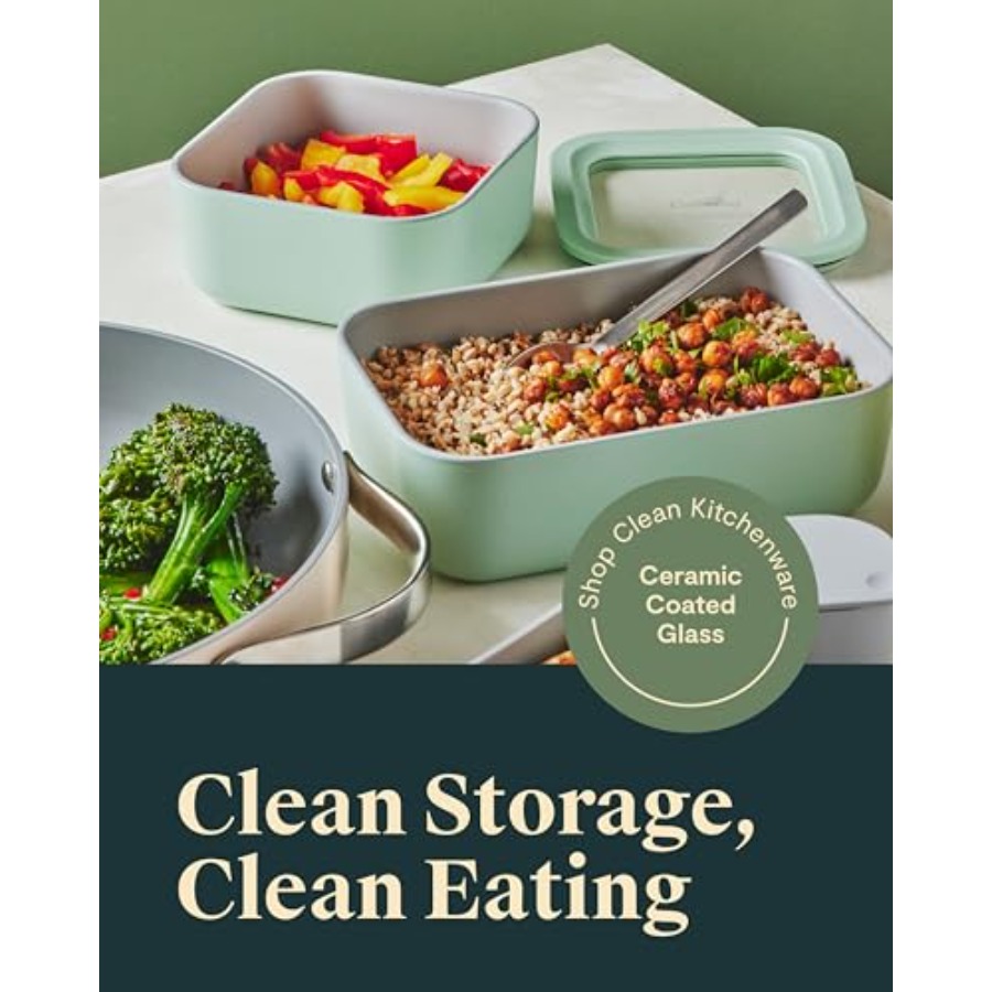2pc Glass Food Storage Set - 6 - Food Storage Non Toxic reseña y precio