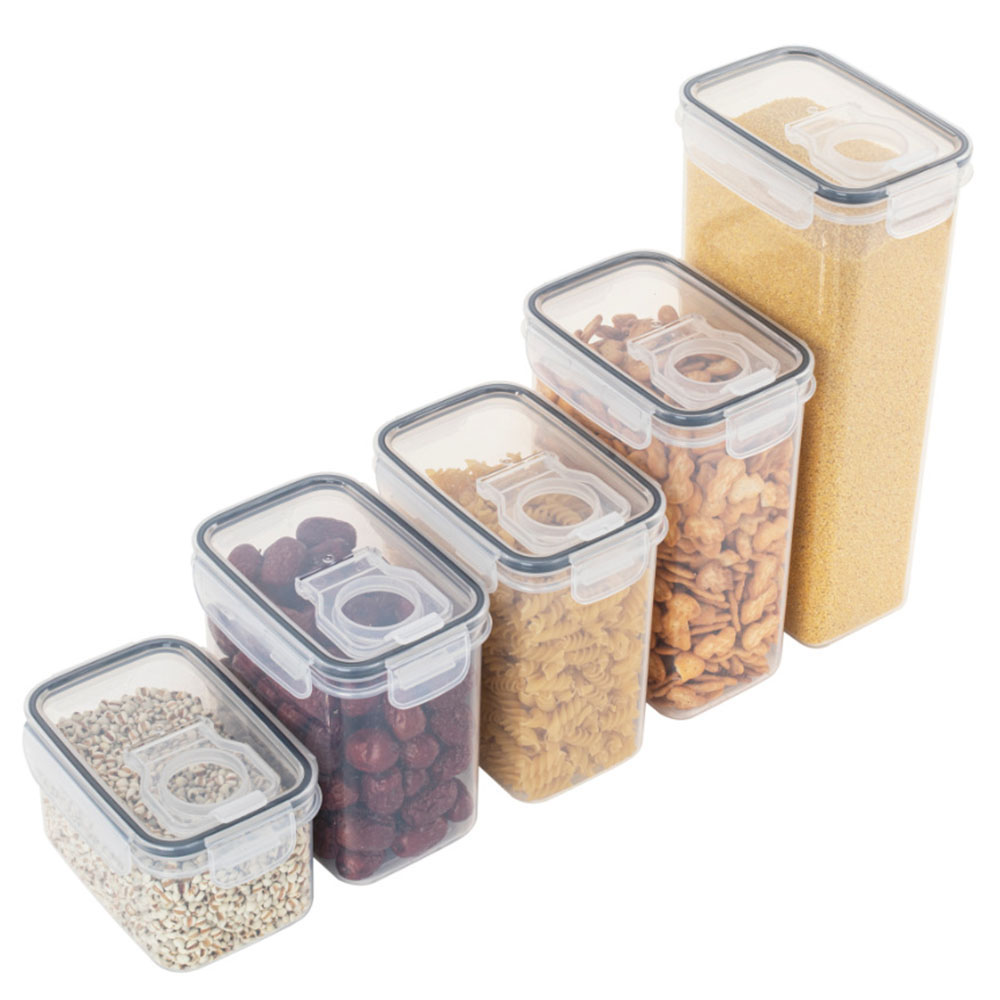 Sealed Plastic Food Storage Bo - Food Storage With Dividers reseña y precio