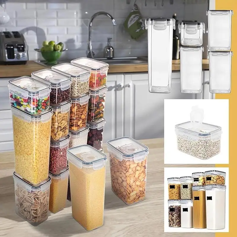 Sealed Plastic Food Storage Bo - Food Storage With Dividers reseña y precio