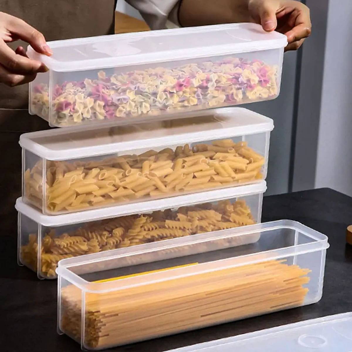 1 Plastic Transparent Storage  - Food Storage Made Easy reseña y precio